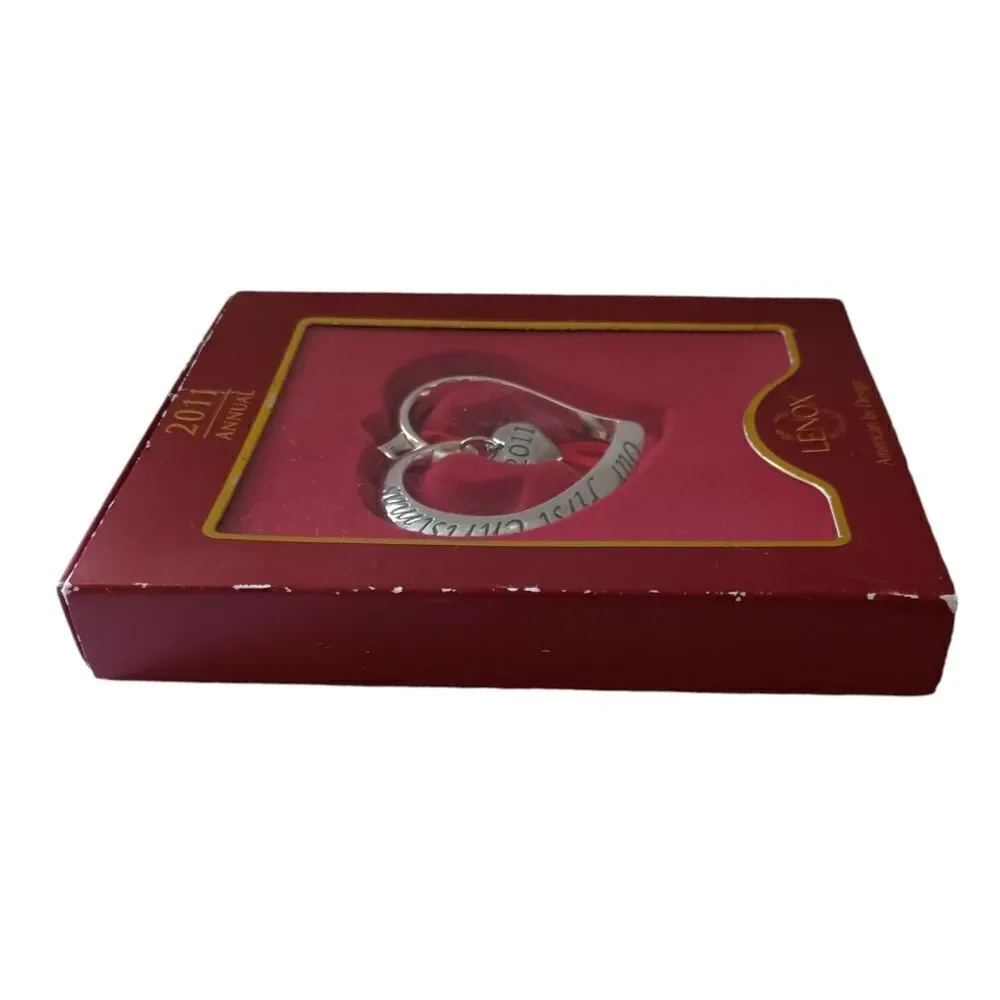 Lenox forevermore ornament